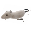 Мышь белая для ловли тайменя "Мышара-флок" №5